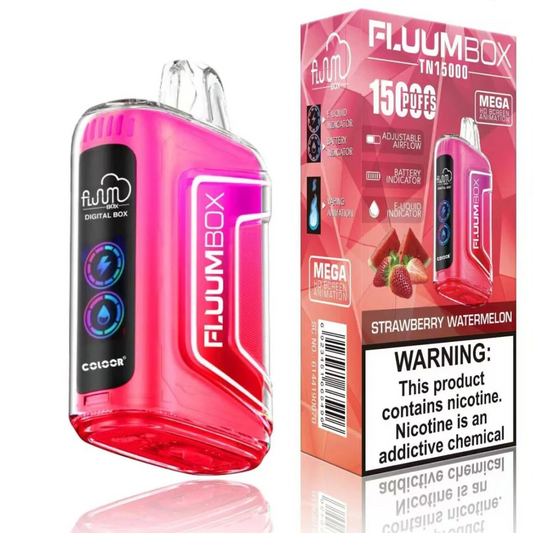 FLUUMBOX 15000 Puffs 5% - Strawberry Watermelon 🍓🍉