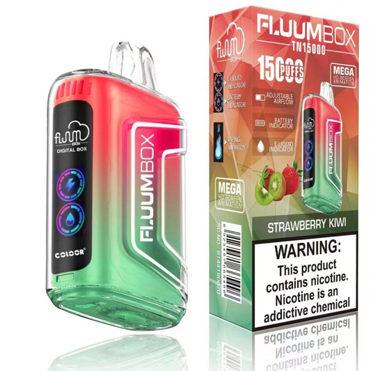 FLUUMBOX 15000 Puffs 5% - Strawberry Kiwi 🍓🥝